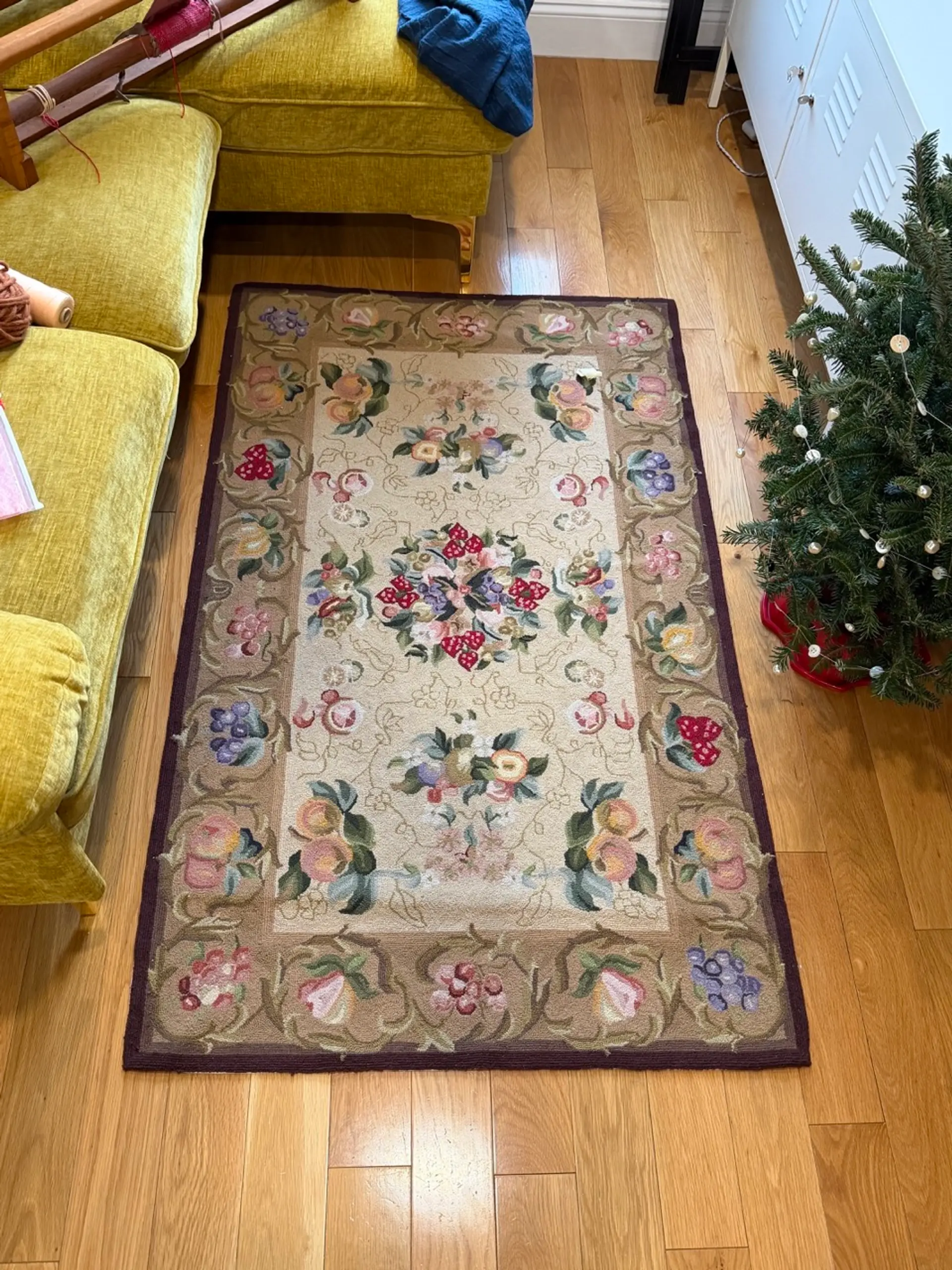 vintage wool rug